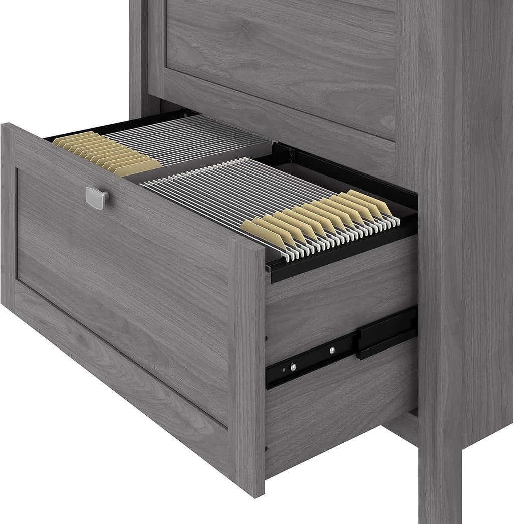 2 Drawer Lateral File Cabinet, Gray P654