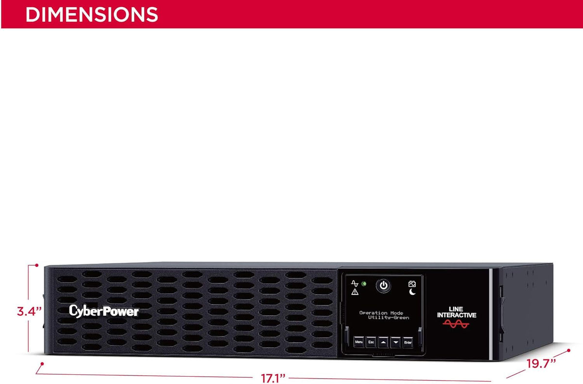 2200VA/2200W 8 Outlets 2U Rack/Tower UPS System H899