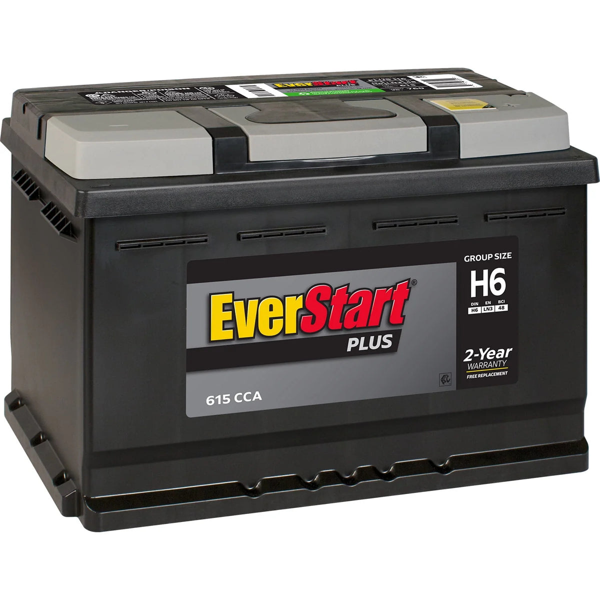 Lead Acid Automotive Battery Group Size H6 12 Volt 615 CCA B1885