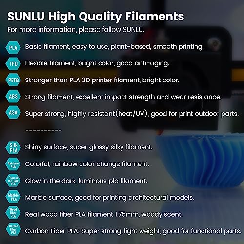 4kg PLA 3D Printer Filament Bundle, 1.75mm, 4 Black H1377