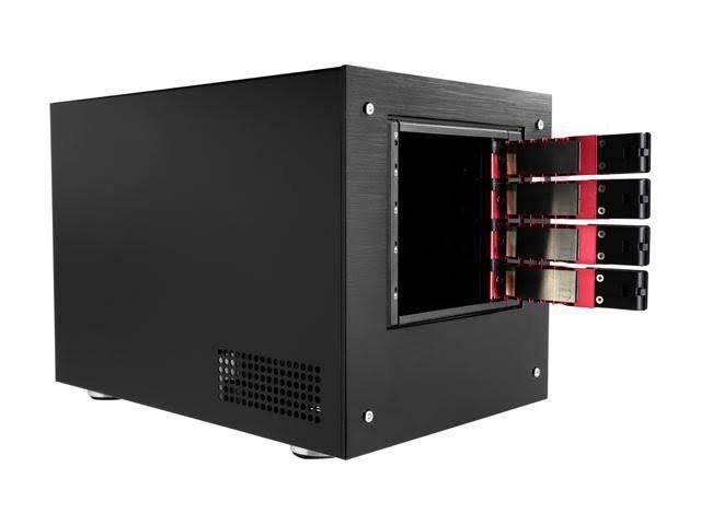 Compact 4X 3.5x22 Hotswap Trayless Mini-ITX Tower R305
