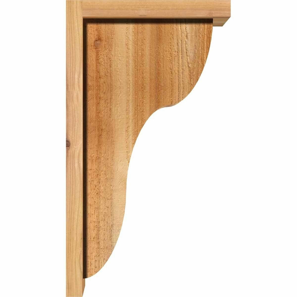 8x22W x 10x22D x 26x22H Western Red Cedar Corbel D76821