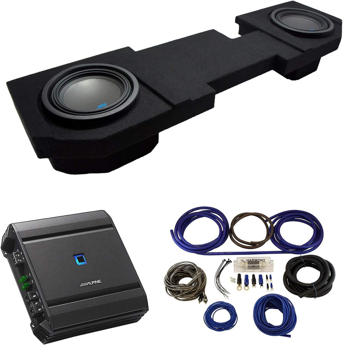 Dual 10" Loaded Sub Box Enclosure Z2762