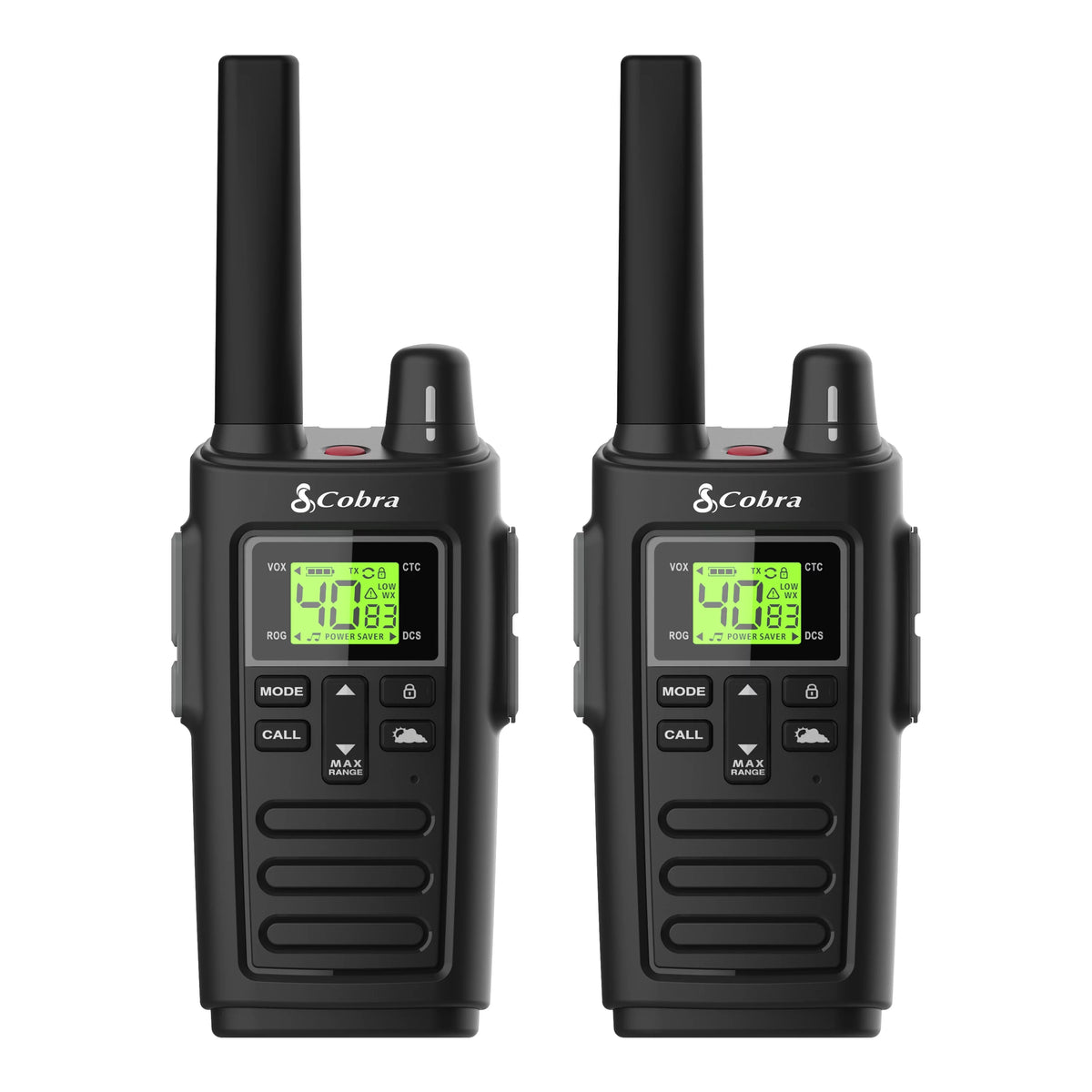 Two-Way Radios Pair Water Resistant Walkie Talkies 40 Channels D895
