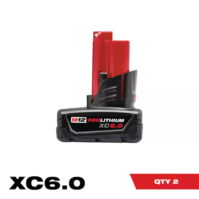 12V Lithium-Ion 6.0Ah Battery Pack 2-Pack T1471
