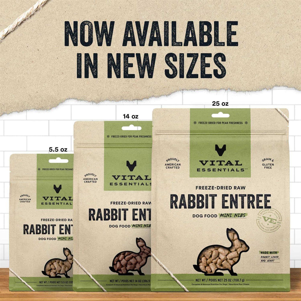 Freeze Dried Raw Rabbit Dog Food K44070