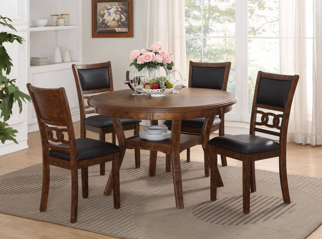 Brown 42x22 Drop Leaf Table with 2 Chairs E187