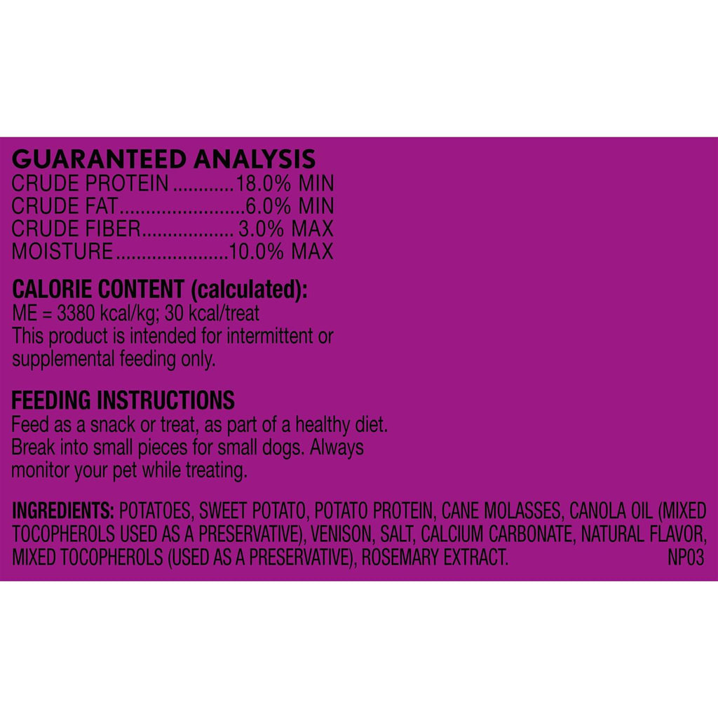 Sweet Potato & Venison Dog Treats N66167