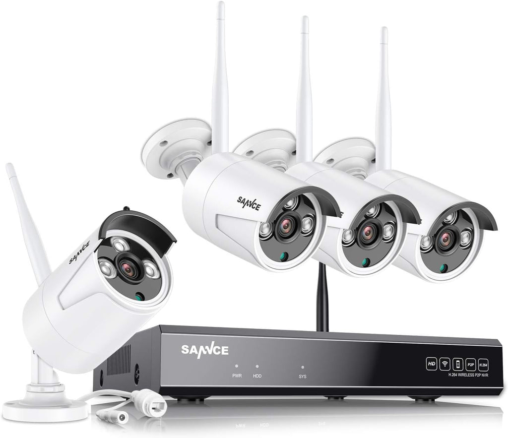 8 Channel 5MP HD Wireless Security Camera System with 3MP WiFi Cameras Z773232