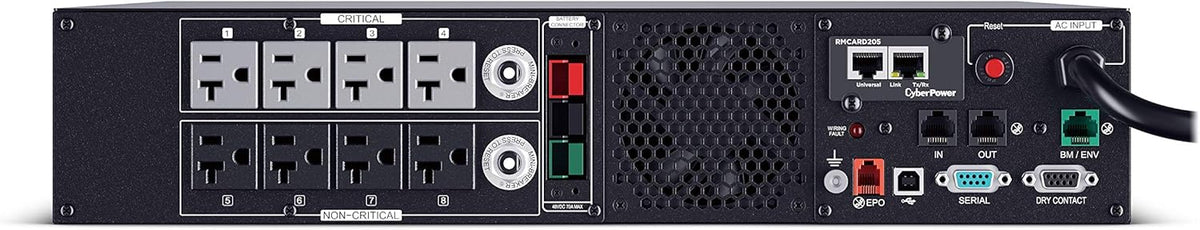 2200VA/2200W 8 Outlets 2U Rack/Tower UPS System H899