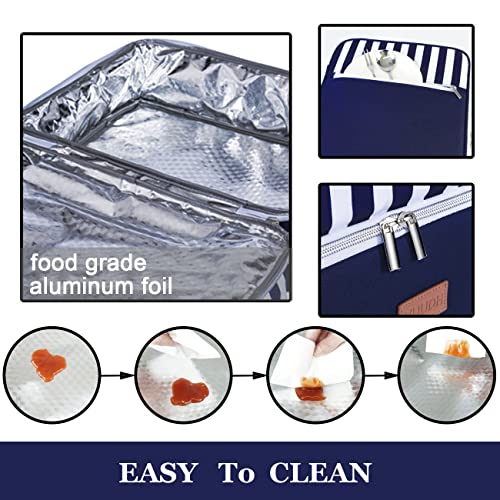 Blue Double Insulated Casserole Carrier Bag M28225