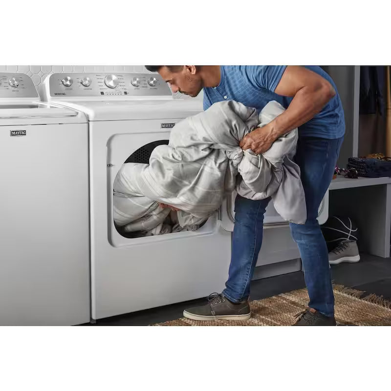 7.0 cu. ft. Vented Electric Dryer in White R4112
