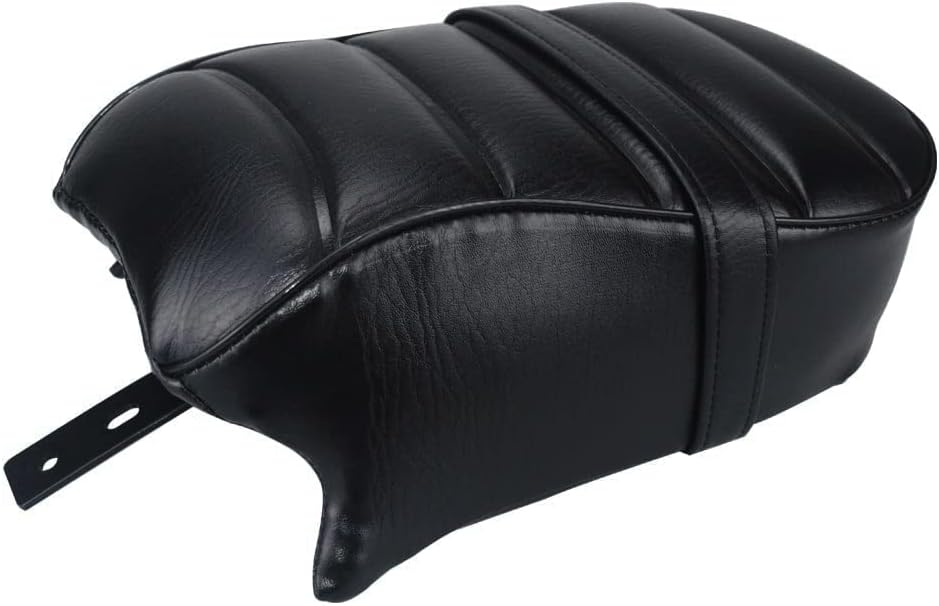 Passenger Pillion Seat with Passenger Footpeg Mount Kit for Sportster Iron 883 XL883N Models D2581