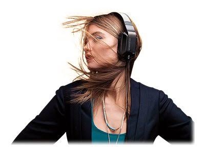 Black Over-Ear Active Noise-Canceling Headphones C7101
