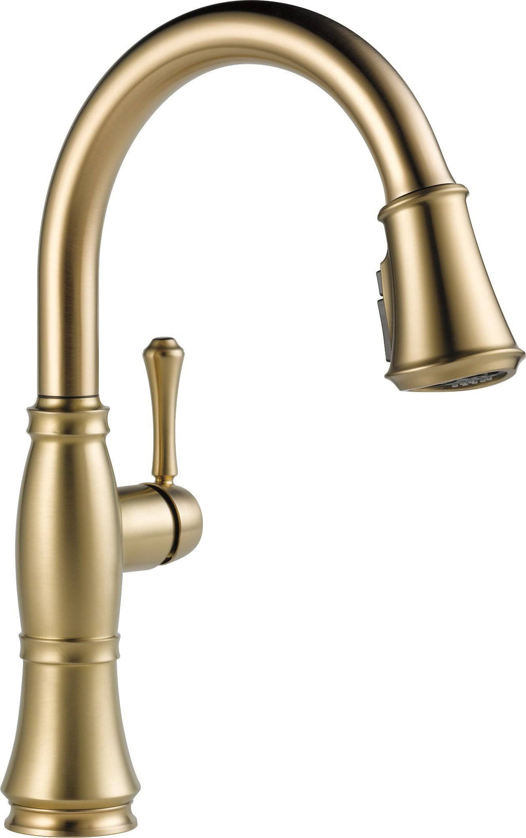 Champagne Bronze Single Handle Pull Down Kitchen Faucet P975997