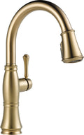 Champagne Bronze Single Handle Pull Down Kitchen Faucet P975997