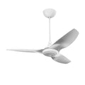 52 Ceiling Fan with Brushed Aluminum Blades and White Finish Z42070