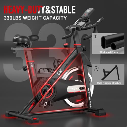 Indoor Cycling Bike with 330lbs Weight Capacity C4064