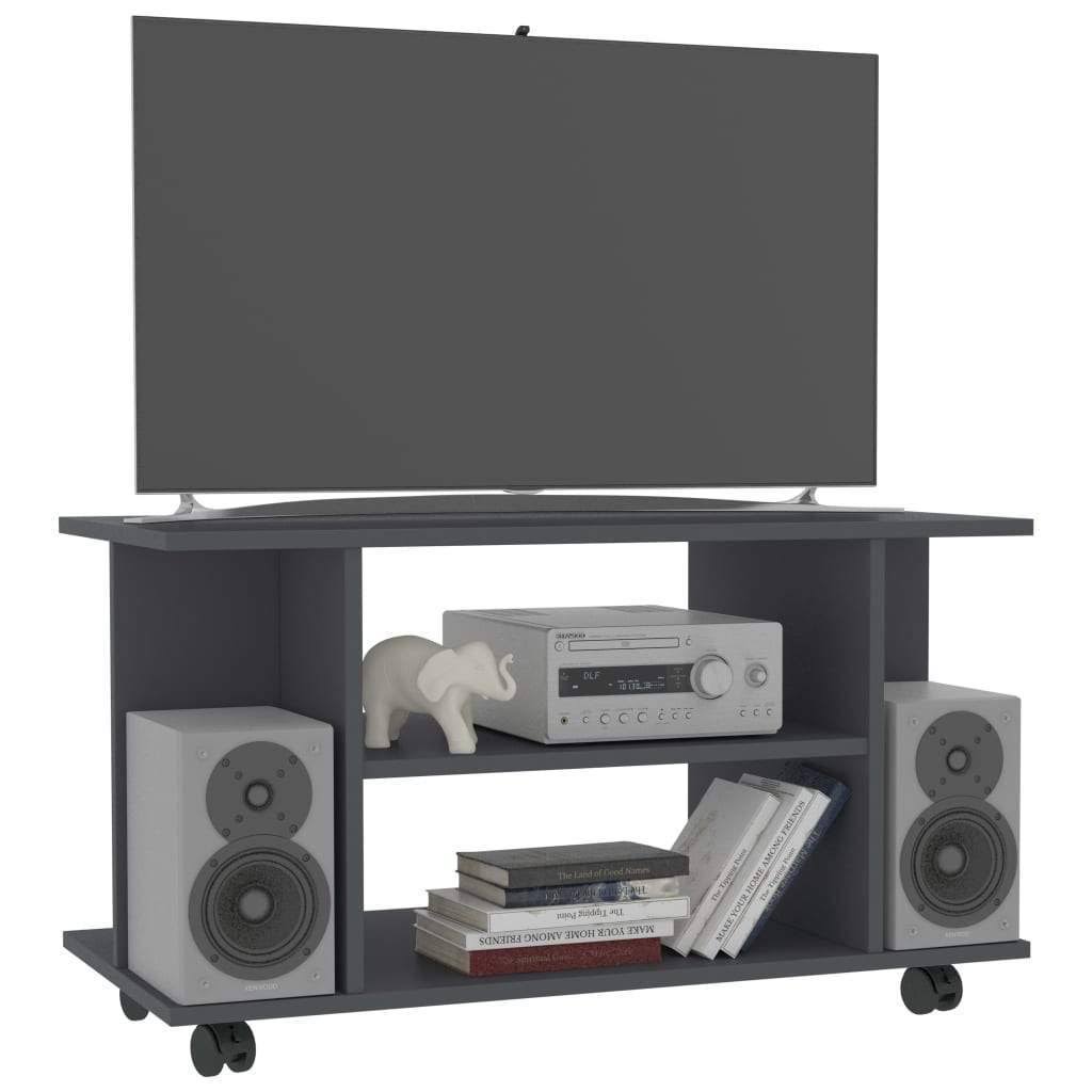 Sonoma Oak Chipboard TV Cabinet with Castors P381
