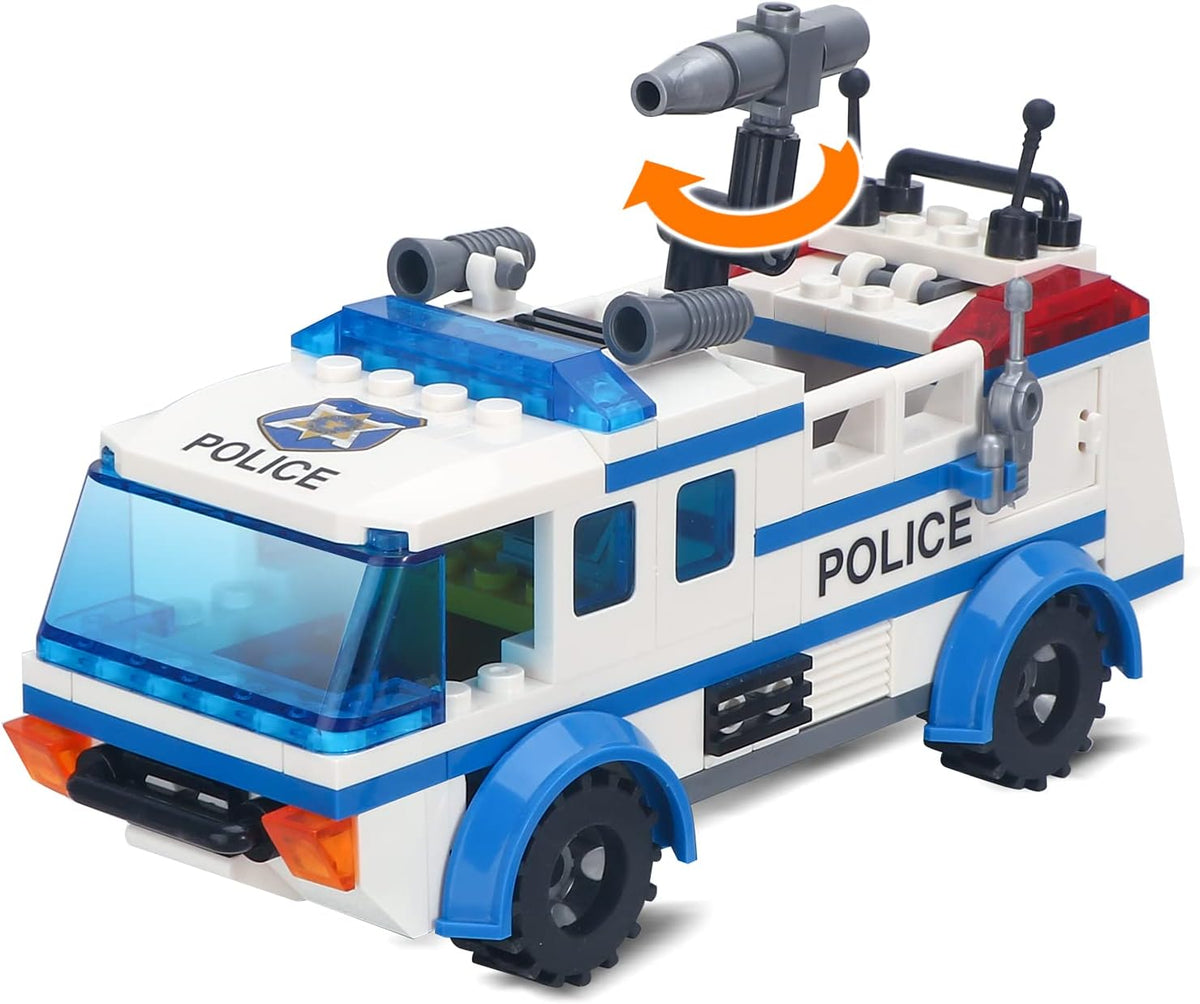 368 PCS City Police Building Set with 4 Mini Dolls V3288