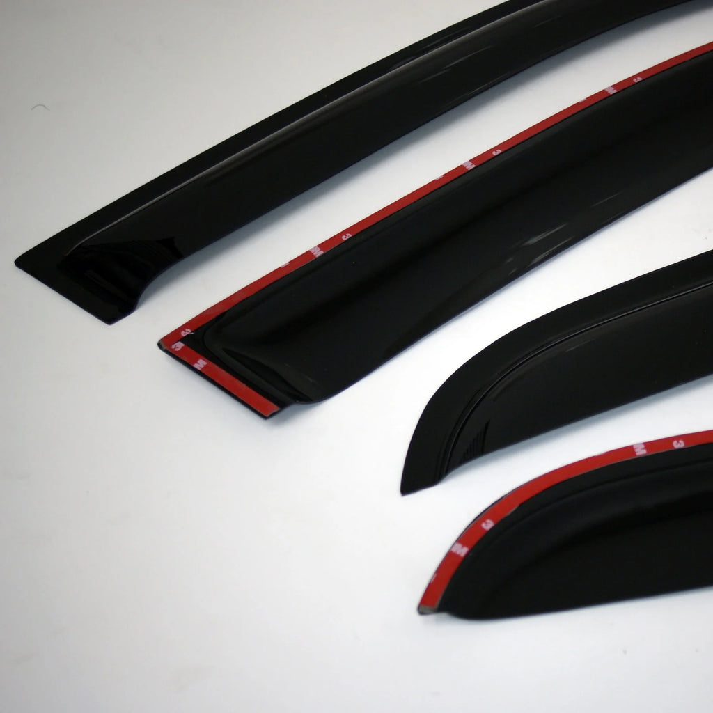 4 Pcs Dark Smoke Window Visor Deflector Rain Guard N315499