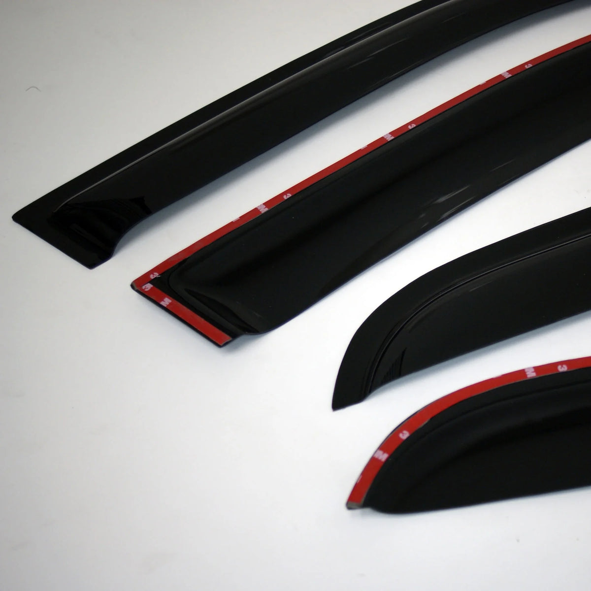 4 Pcs Dark Smoke Window Visor Deflector Rain Guard N315499