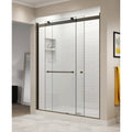 Sliding Frameless Shower Door with Oil Rubbed Bronze O151