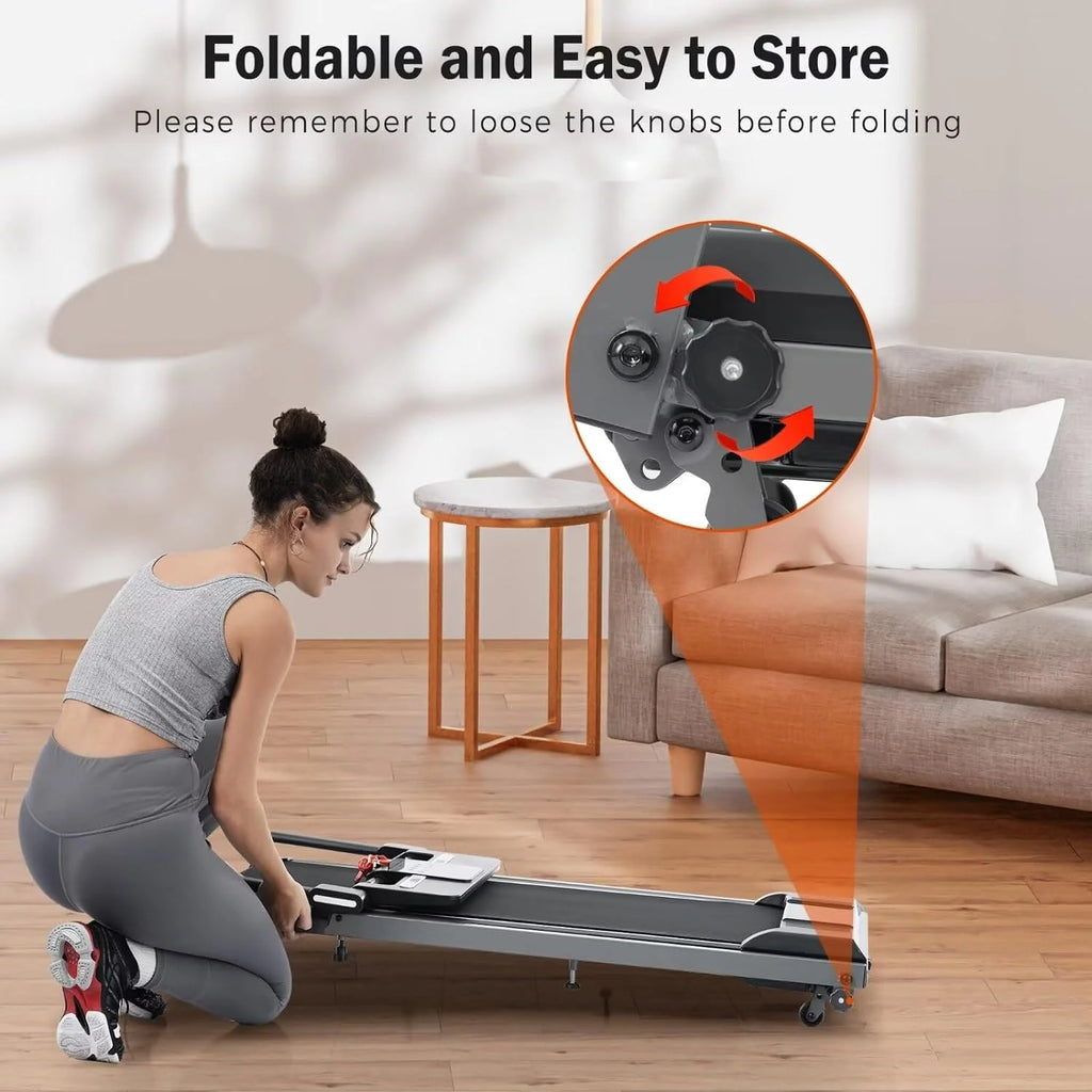 Folding Electric Treadmill with Bluetooth Speaker G5114