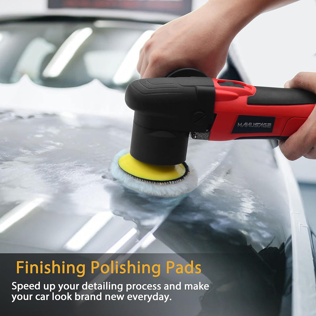6-Inch Dual Action Random Orbital Polisher with Two Detachable Handles V738