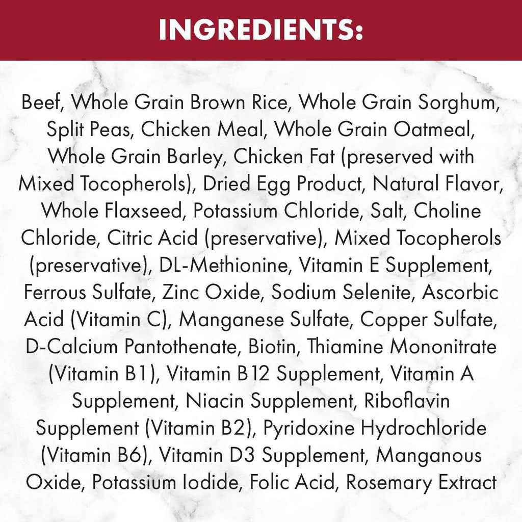 Beef Adult Dry Dog Food M5552