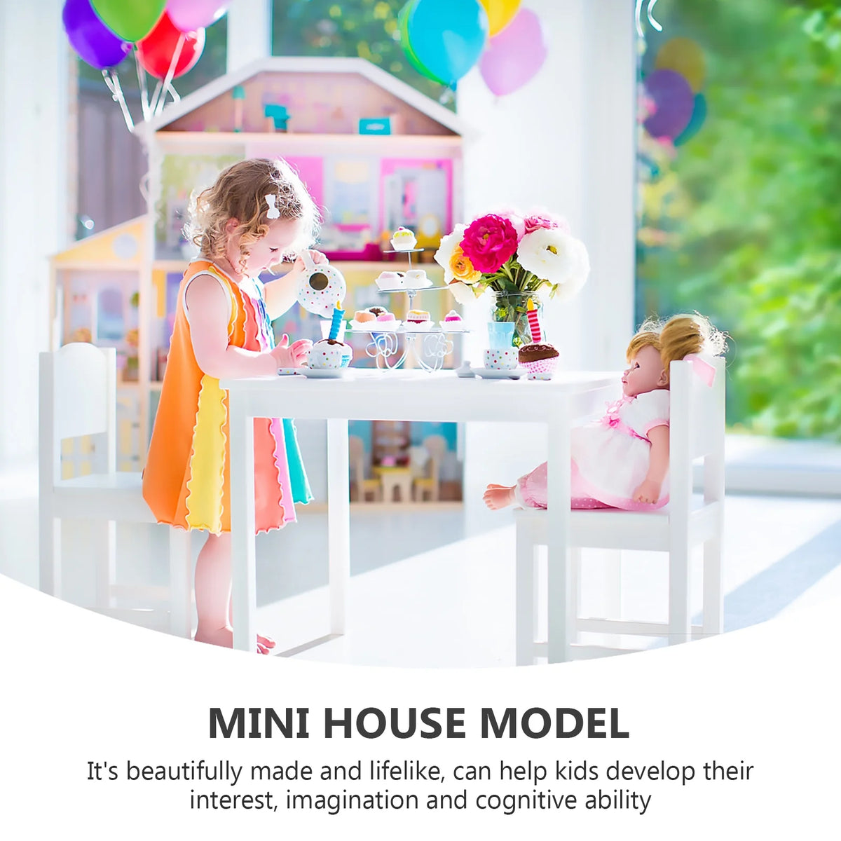 Miniature Wooden Dollhouse Trunk E1311