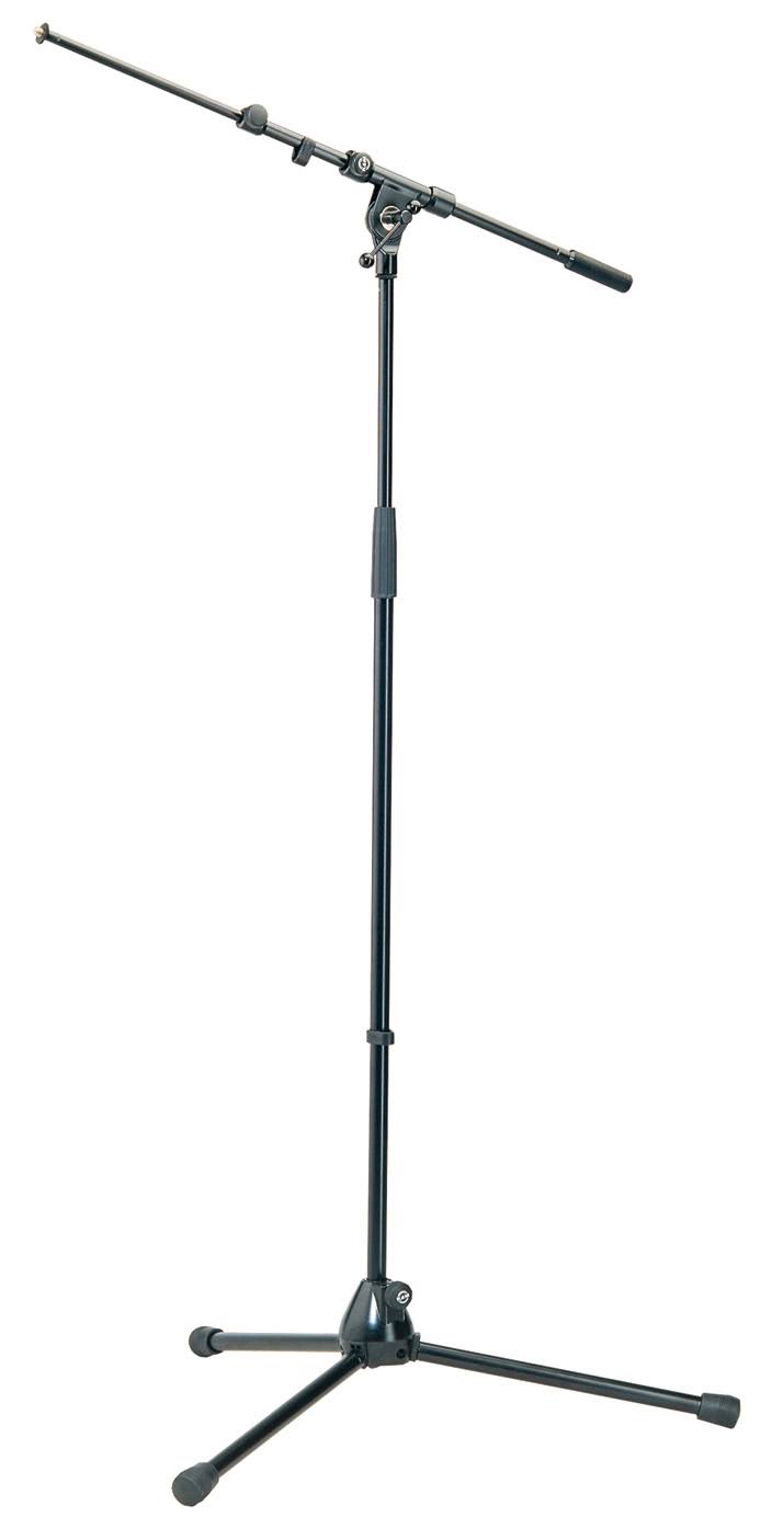 Microphone Stand with Telescopic Boom Black I432
