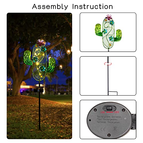 Metal Hummingbird Garden Stake Lights X602494