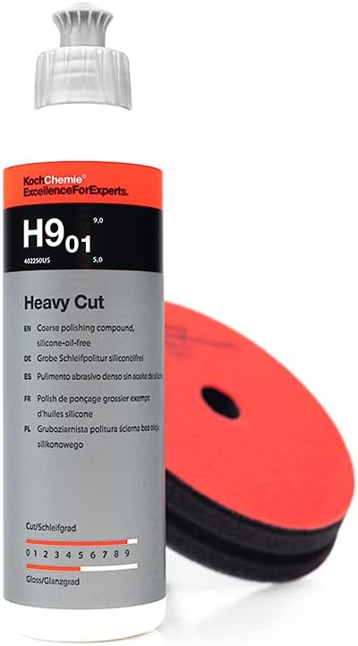Heavy Cut Coarse Polishing Compound, Silicone-Oil-Free, 1 Liter, Pack of 2 J72613