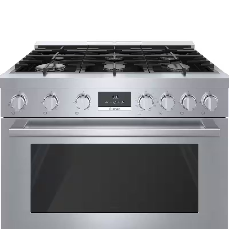 36 in. Dual Fuel Range with 6-Burners in Stainless Steel M890754