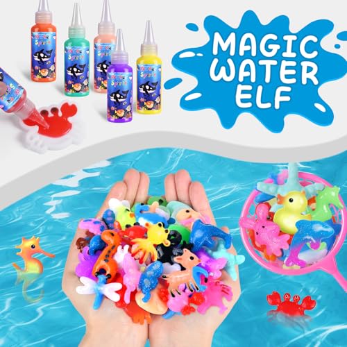 Magic Water Elf Toy Kit with 24 Magic Gels & 24 Shape Molds S56284