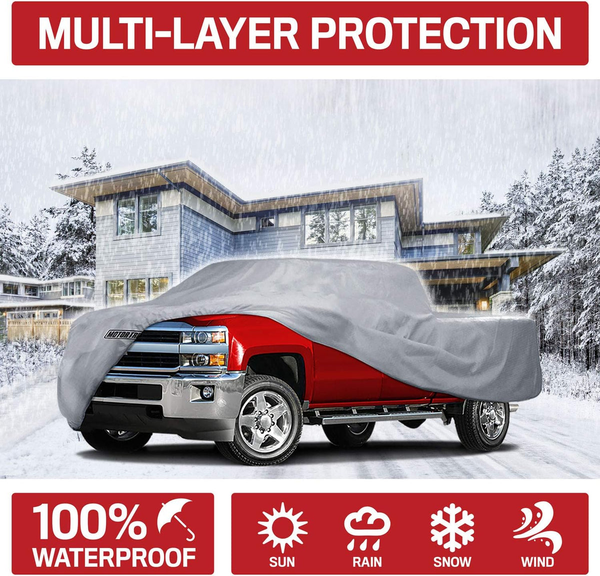 Custom Fit All Weather Waterproof Truck Cover A95649