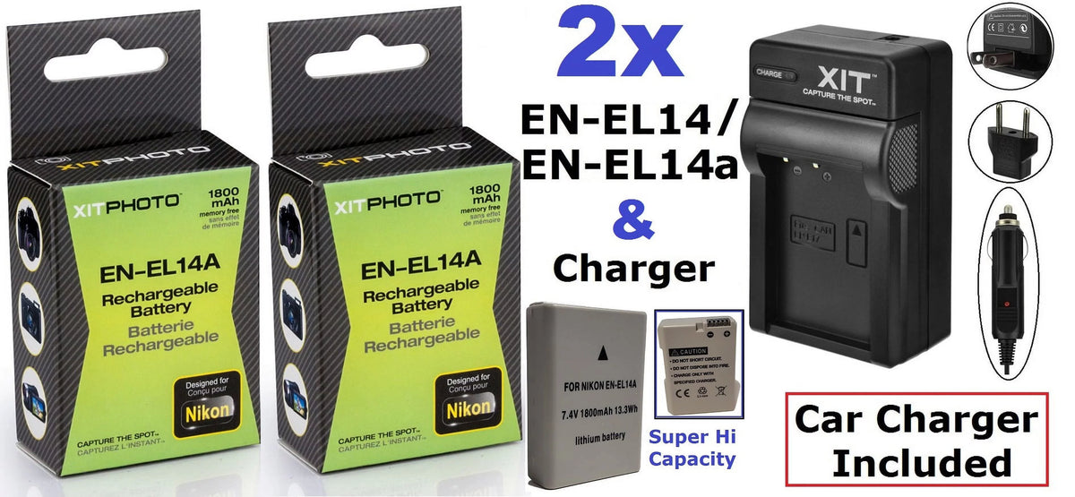 2-Pc Battery + Charger S2140