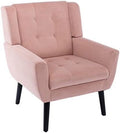 Lavender Velvet Accent Chair with Arms G5870