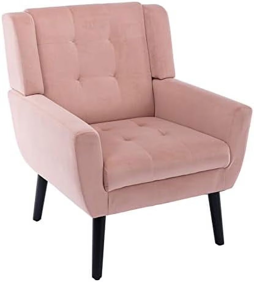 Lavender Velvet Accent Chair with Arms G5870