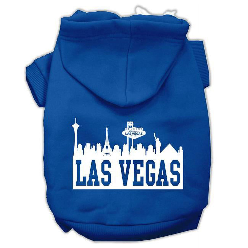 Blue Screen Print Pet Hoodie A546541