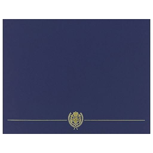 Navy Certificate Cover Pack of 50 C567