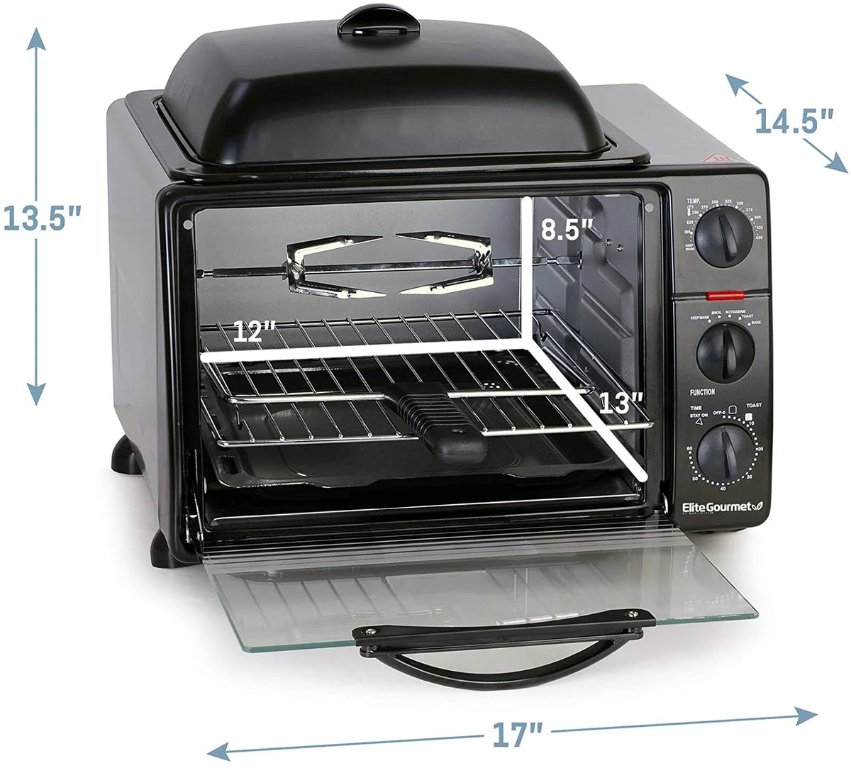 47.5Qt 18-Slice Convection Oven Stainless Steel U3122