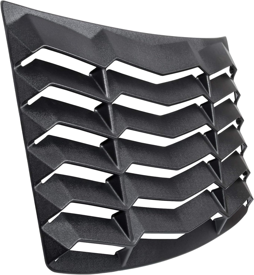 Rear Window Louver Sun Shade Cover Matte Black ABS for Chevy Camaro 2010 2015 T906