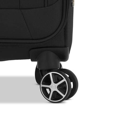 Black Softside Expandable Luggage with Spinners 3PC C51802