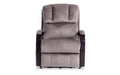Gray Polyester Power Lift Recliner S36590