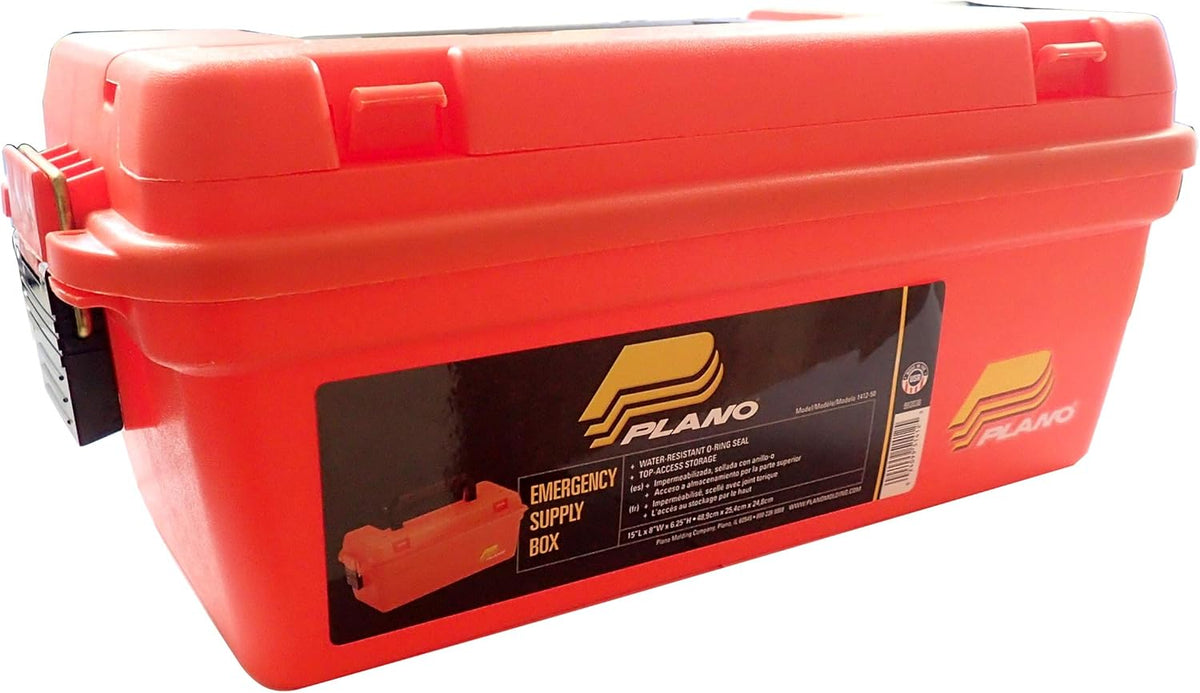 Shallow Dry Storage Box Orange Small G464