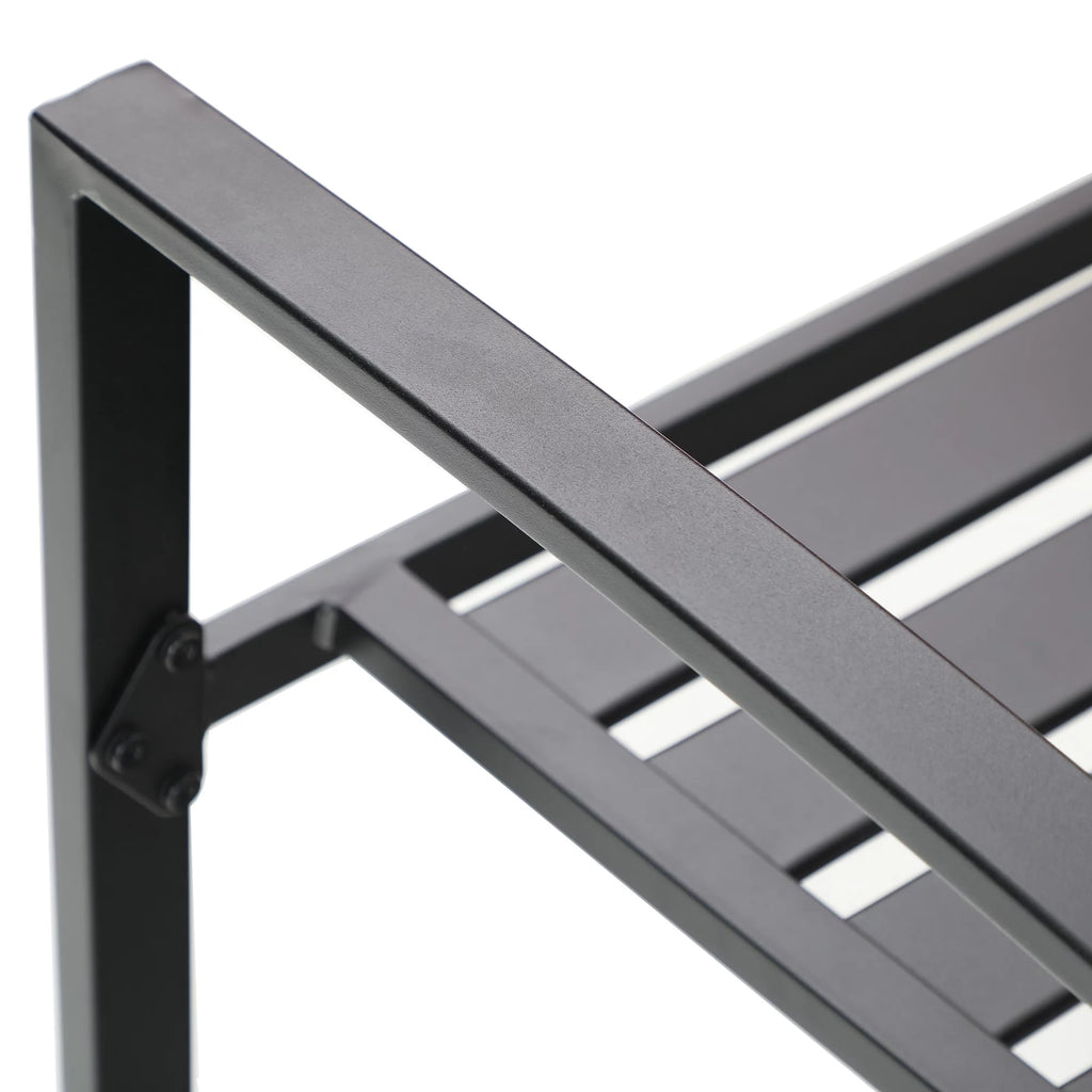 5-Piece Outdoor Patio Dining Set Black U224