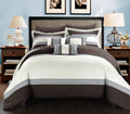 Brown Queen Comforter Set E260471