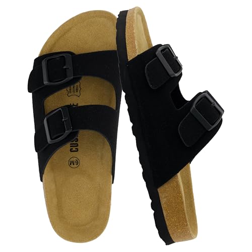 Cork Footbed Sandals with Genuine Suede Footbed L591411